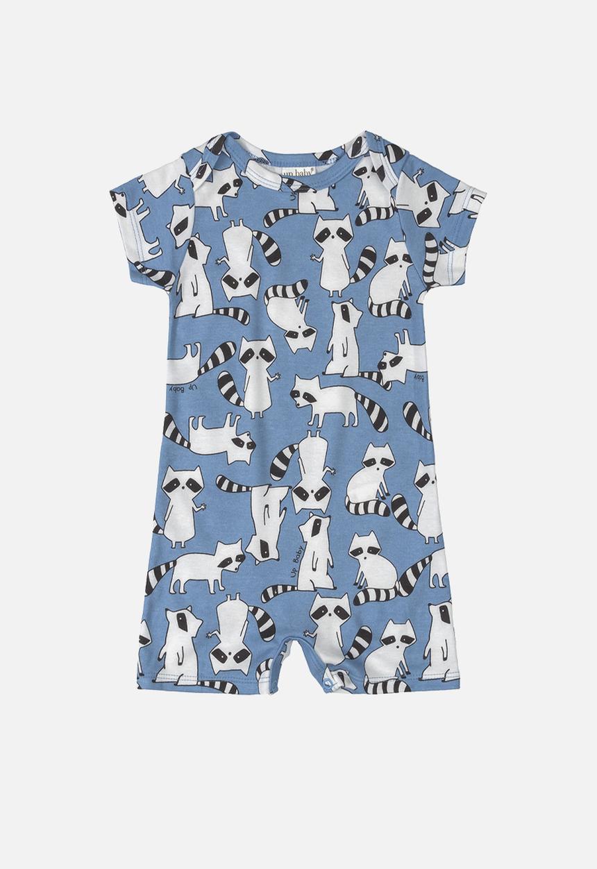UP Baby - Printed romper - blue