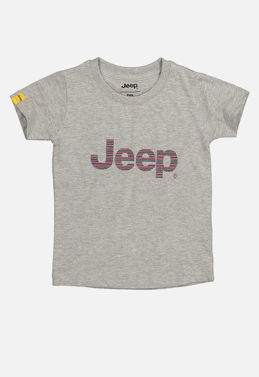 JEEP - Crew neck tee - grey melange