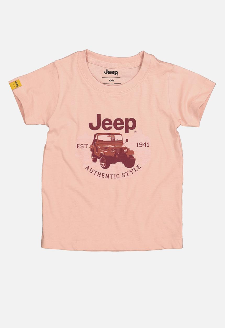 JEEP - Crew neck tee - pink