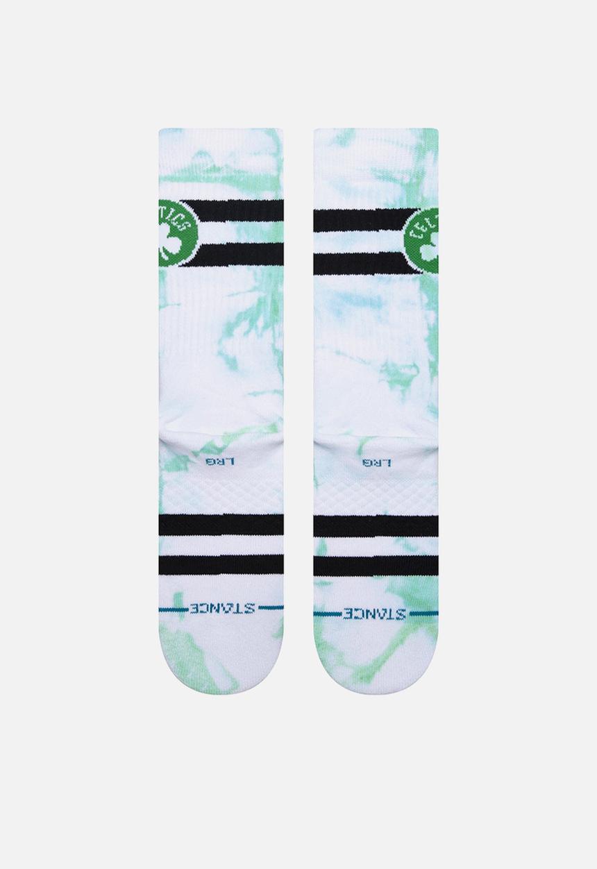 Stance Socks - Celtics dyed socks - neon green