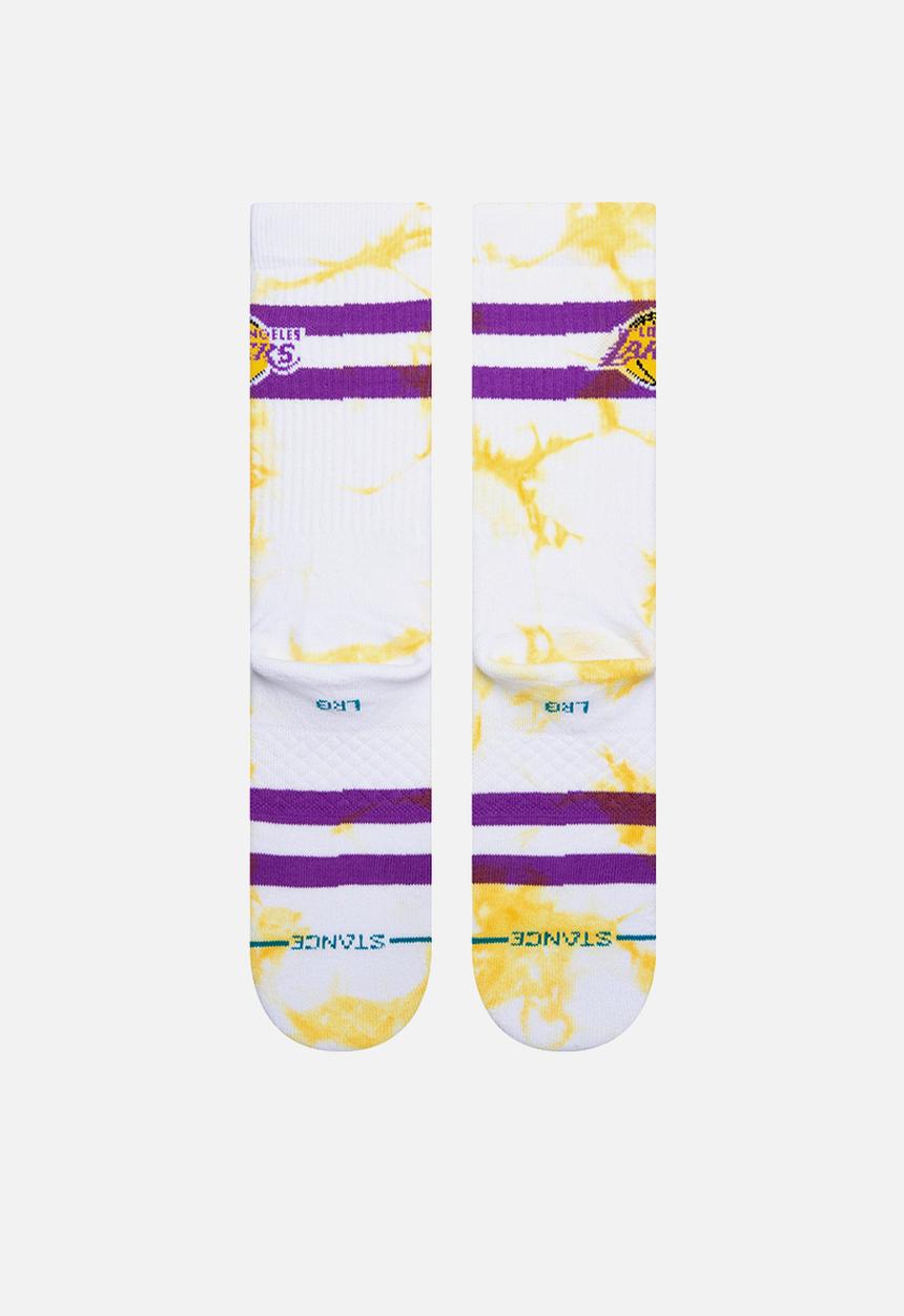 Stance Socks - Lakers dyed socks - multi