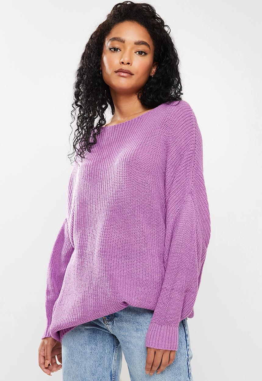 dailyfriday - Slouchy jumper - lilac