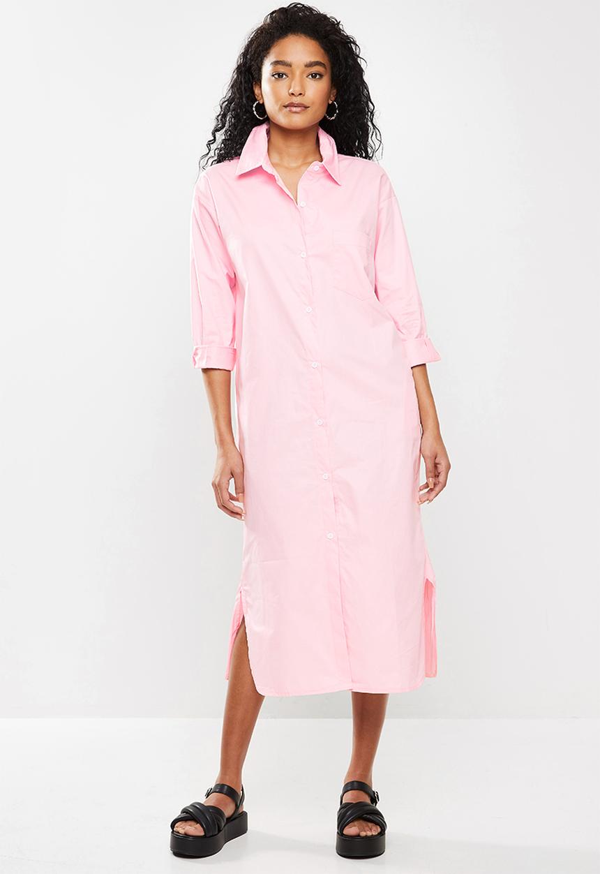 STYLE REPUBLIC - Maxi shirt dress - pink