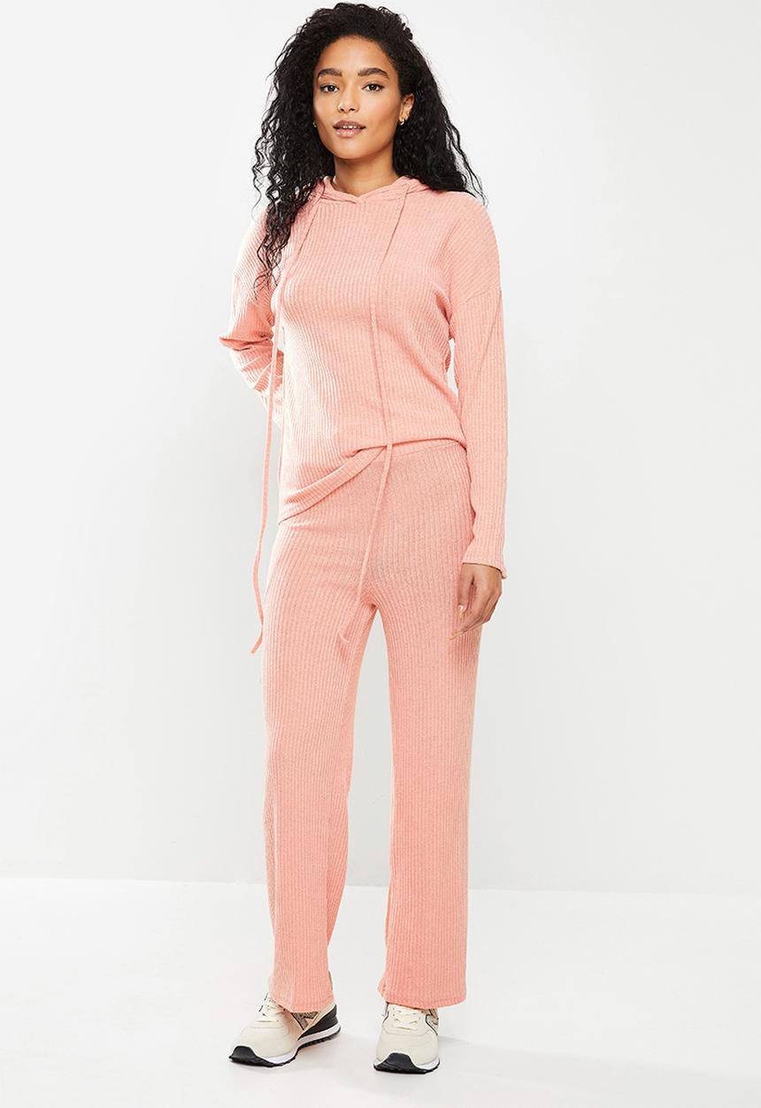STYLE REPUBLIC - Hoodie & pants lounge set - dark pink