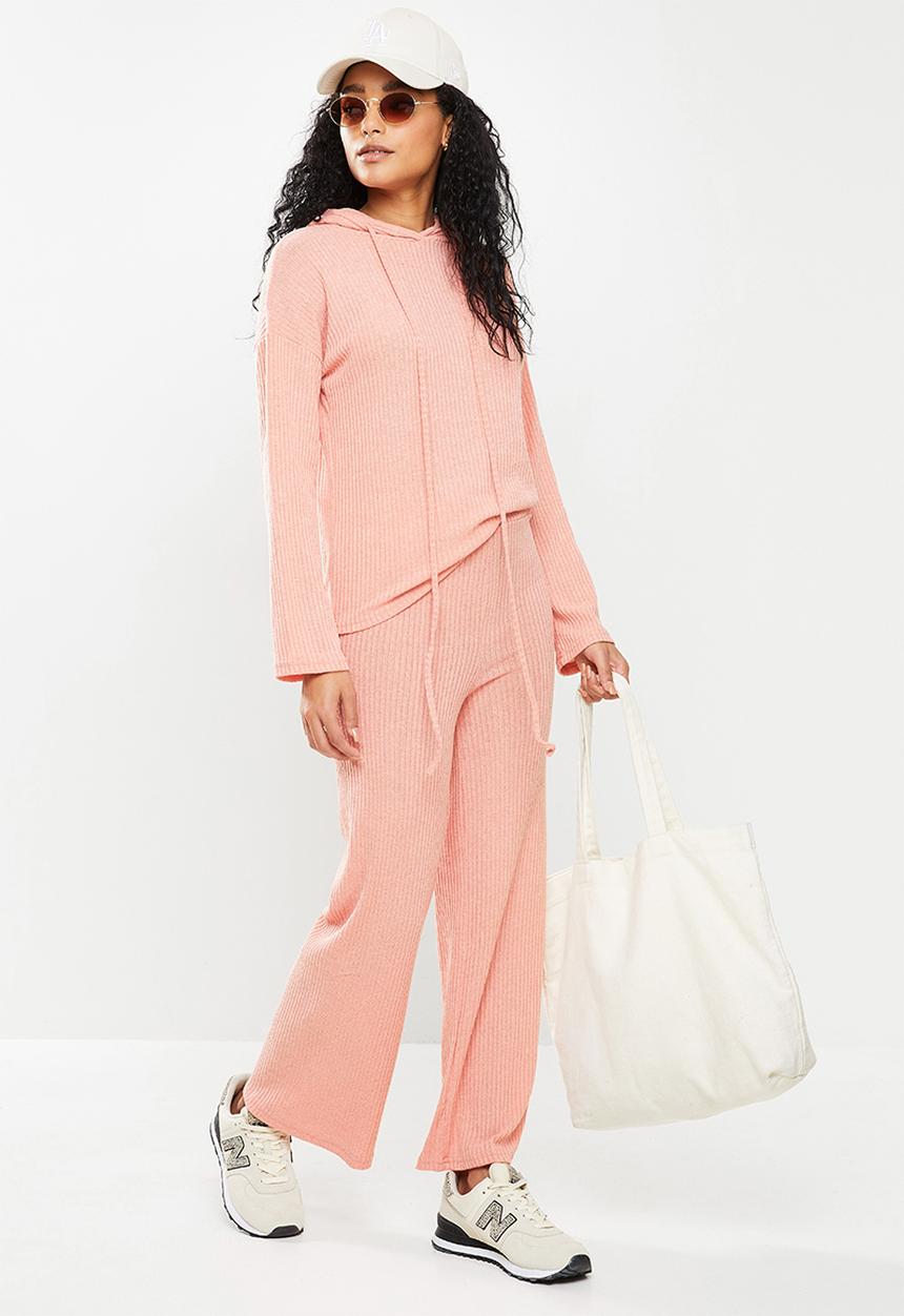 STYLE REPUBLIC - Hoodie & pants lounge set - dark pink