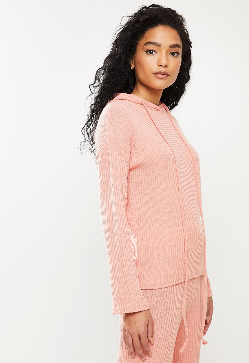 STYLE REPUBLIC - Hoodie & pants lounge set - dark pink