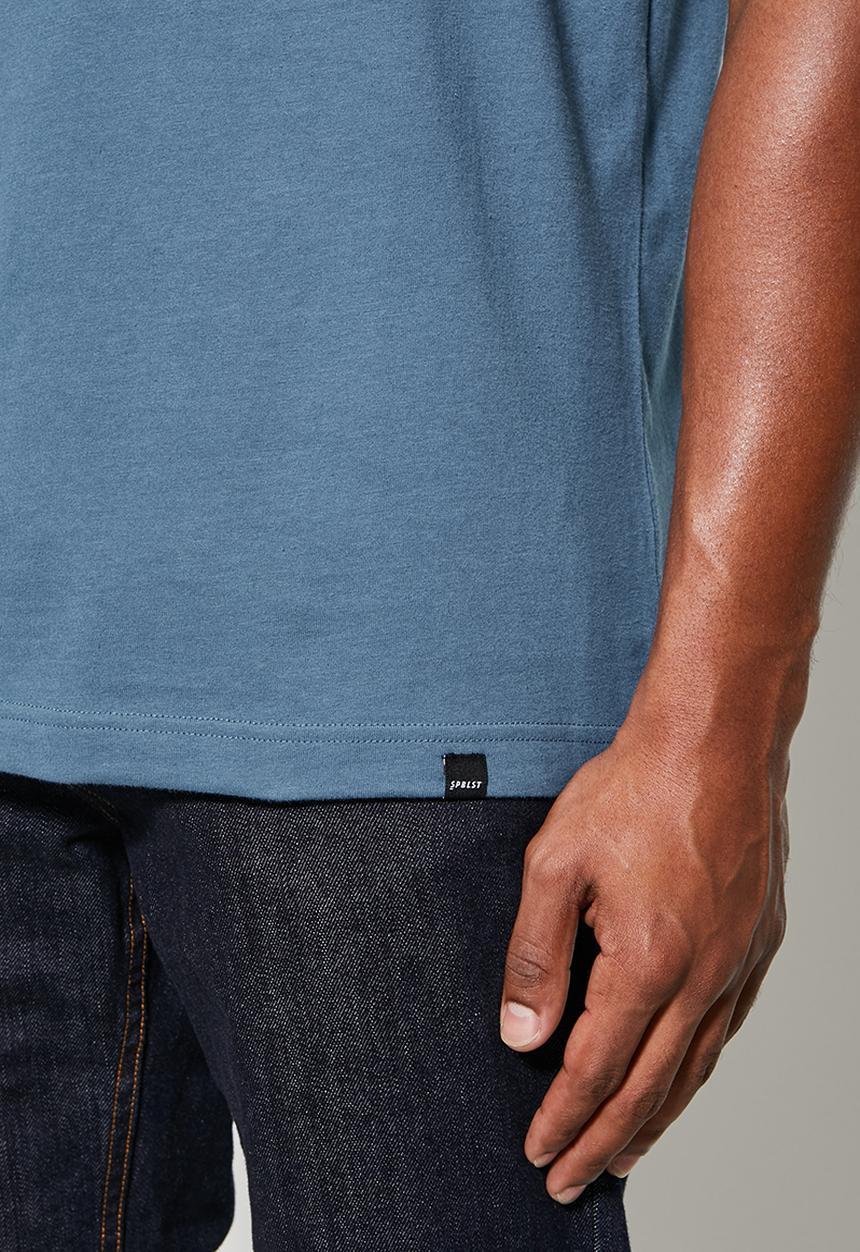 Superbalist - Aaron relaxed fit crew tee - blue