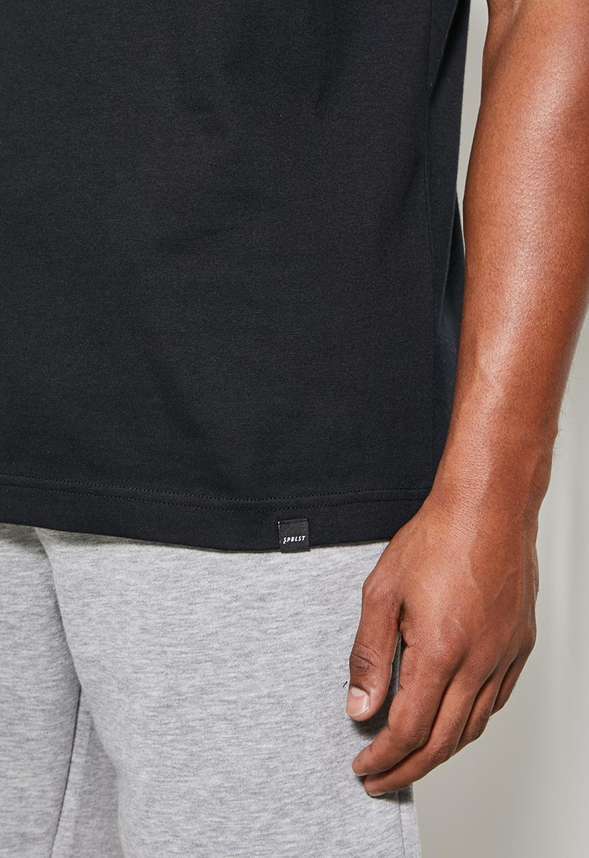 Superbalist - Aaron relaxed fit crew tee - black