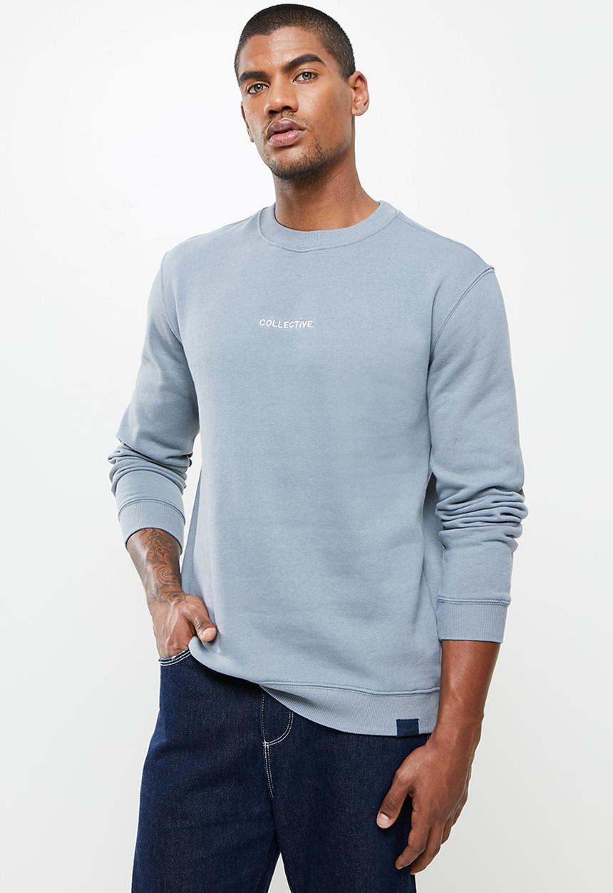 Cotton On - Graphic crew fleece - blue