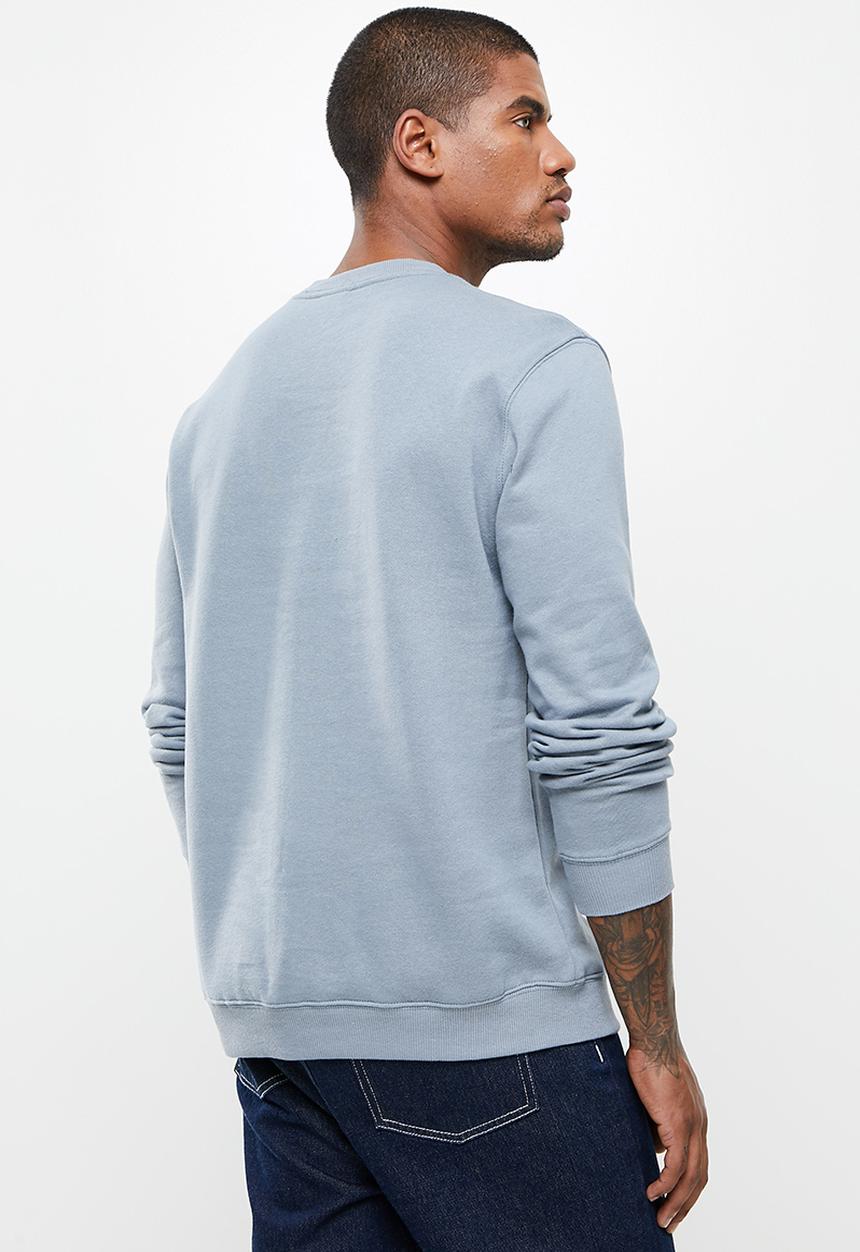 Cotton On - Graphic crew fleece - blue