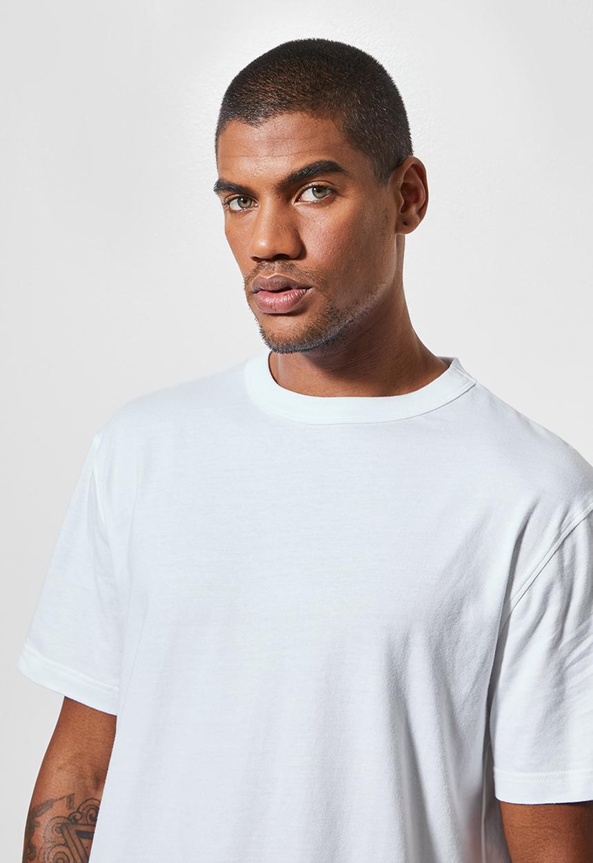 Superbalist - Aaron relaxed fit crew tee - white