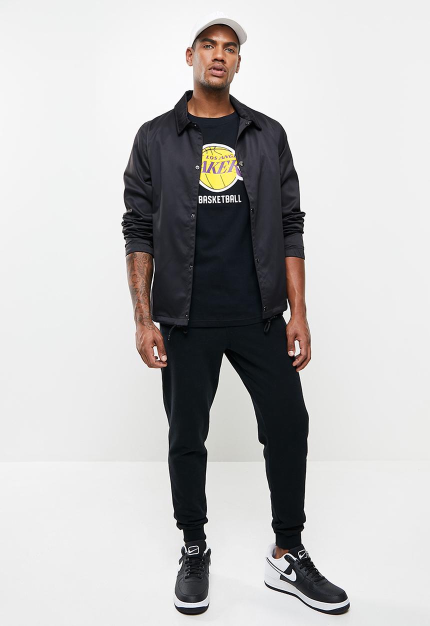 NBA - Icon lakers straight hem printed T-shirt - black