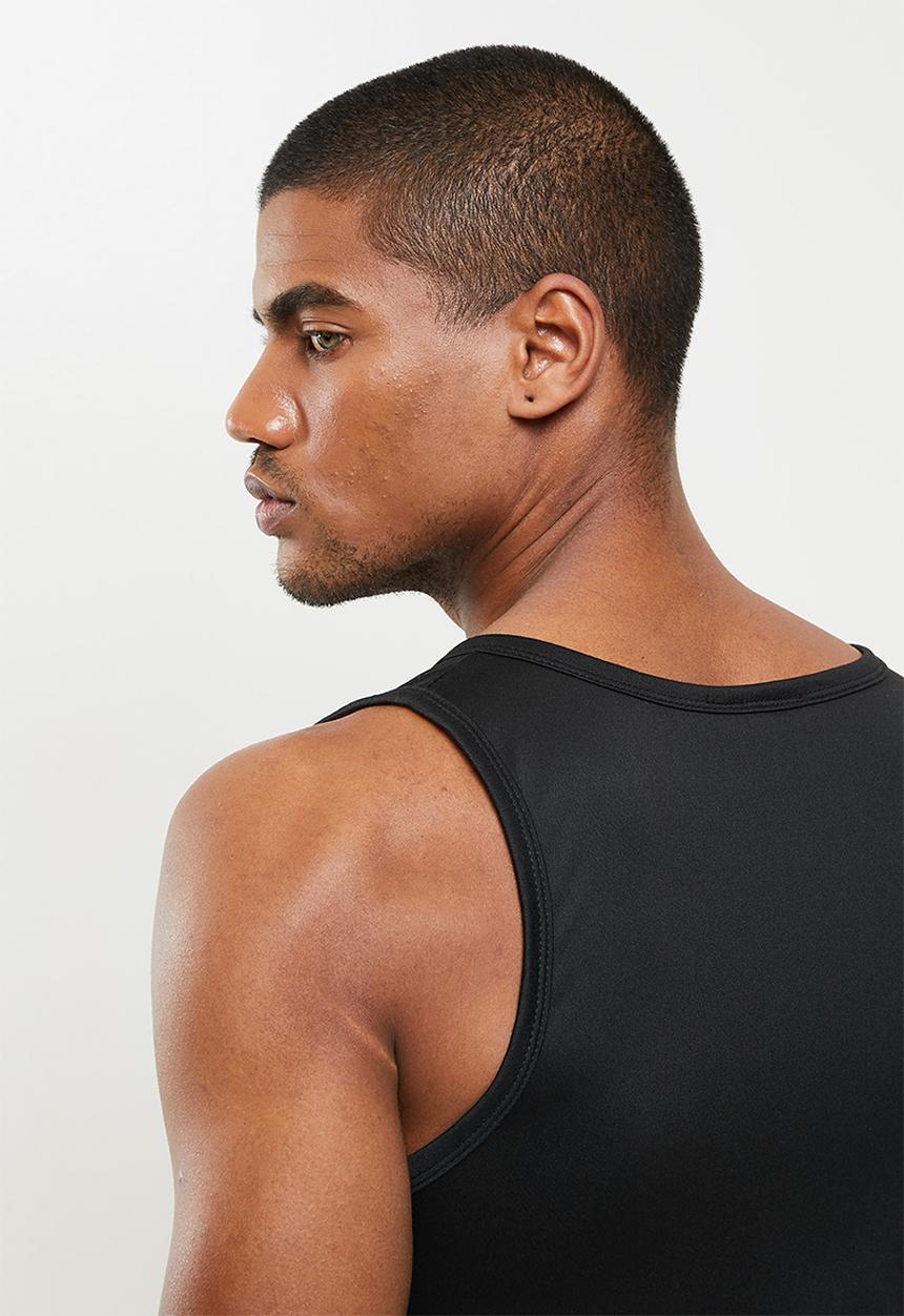 basicthread - Slim fit vest - black 