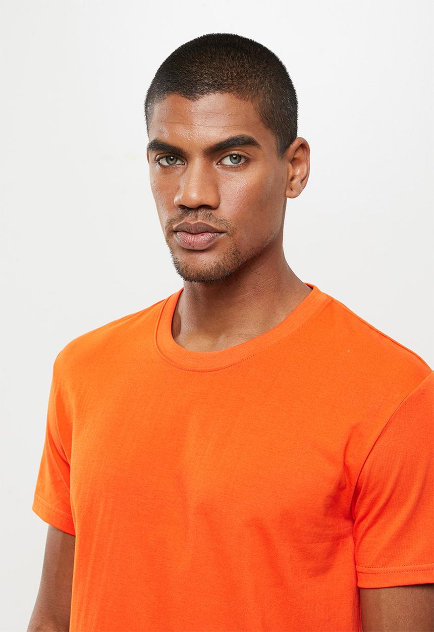 basicthread - Crew neck t-shirt - orange