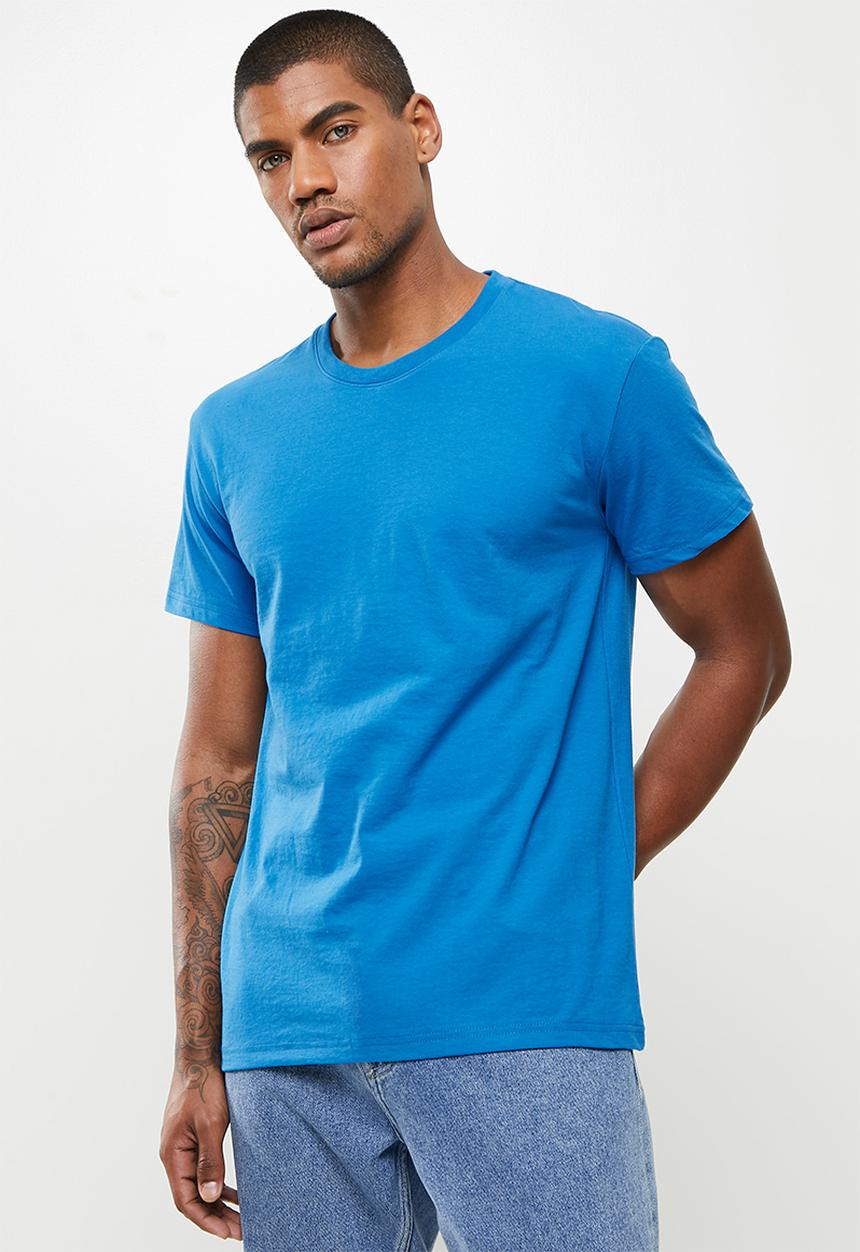 basicthread - Crew neck t-shirt - blue 