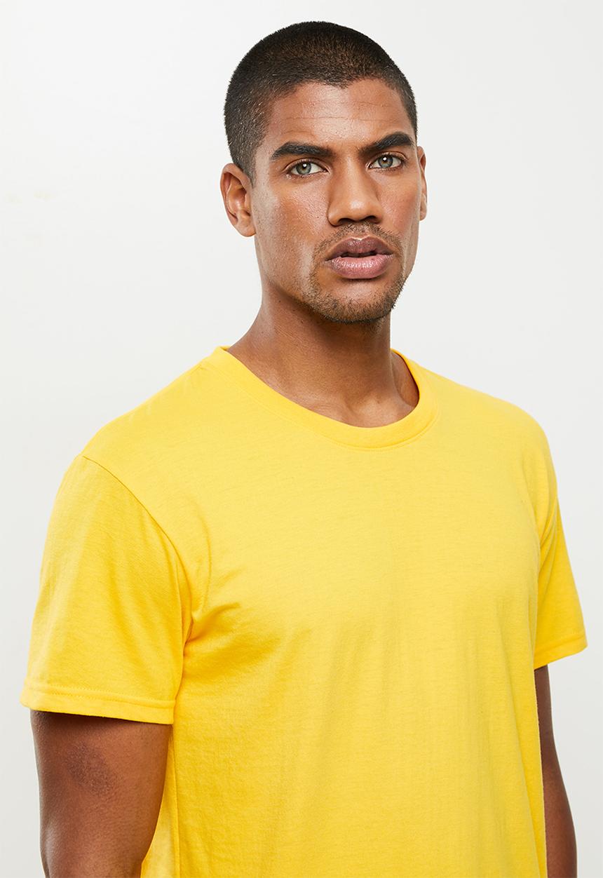 basicthread - Crew neck t-shirt - yellow