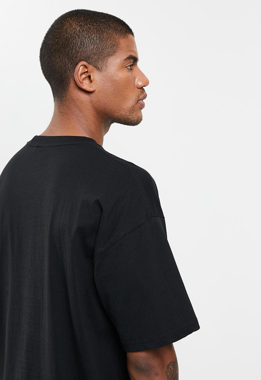 Factorie - Oversized graphic T-shirt - black