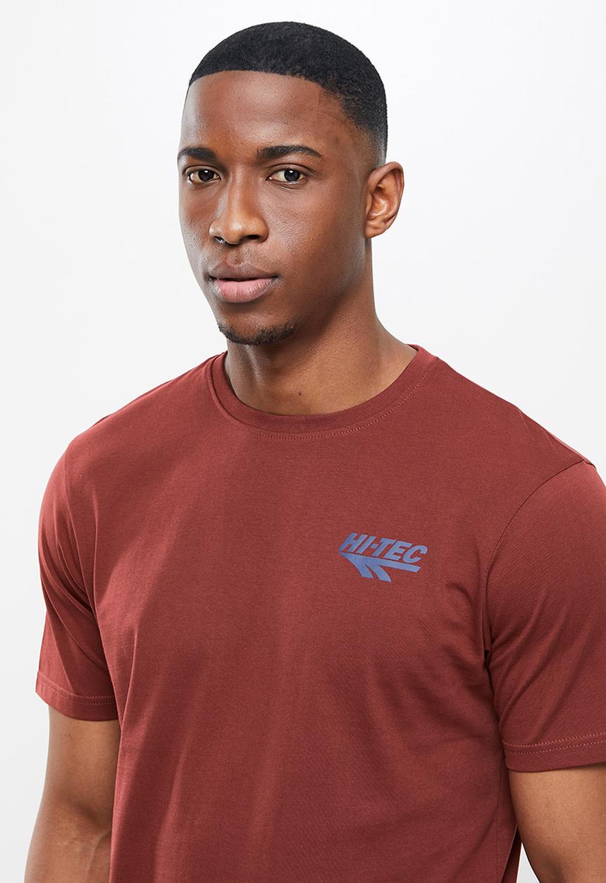 Hi-Tec - Heritage tee - burgundy