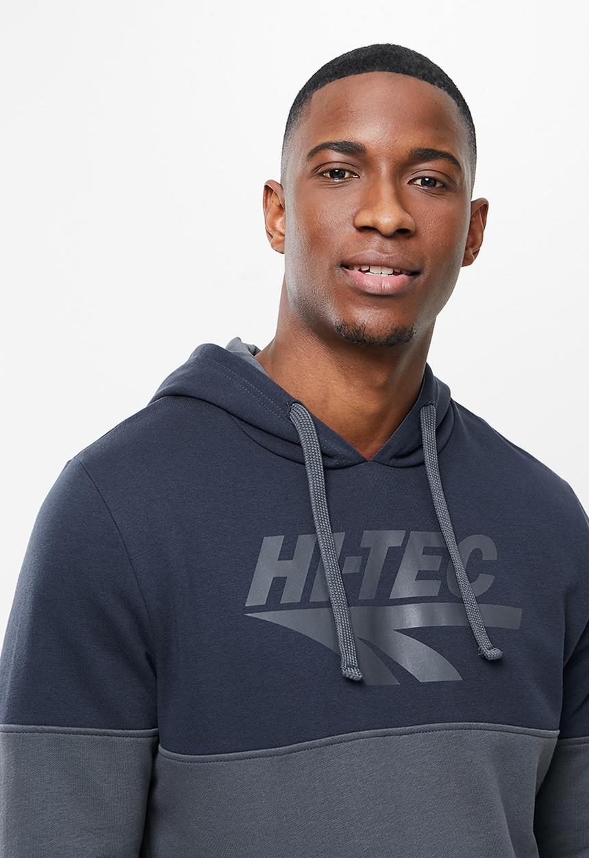 Hi-Tec - Mens retro hoody - navy