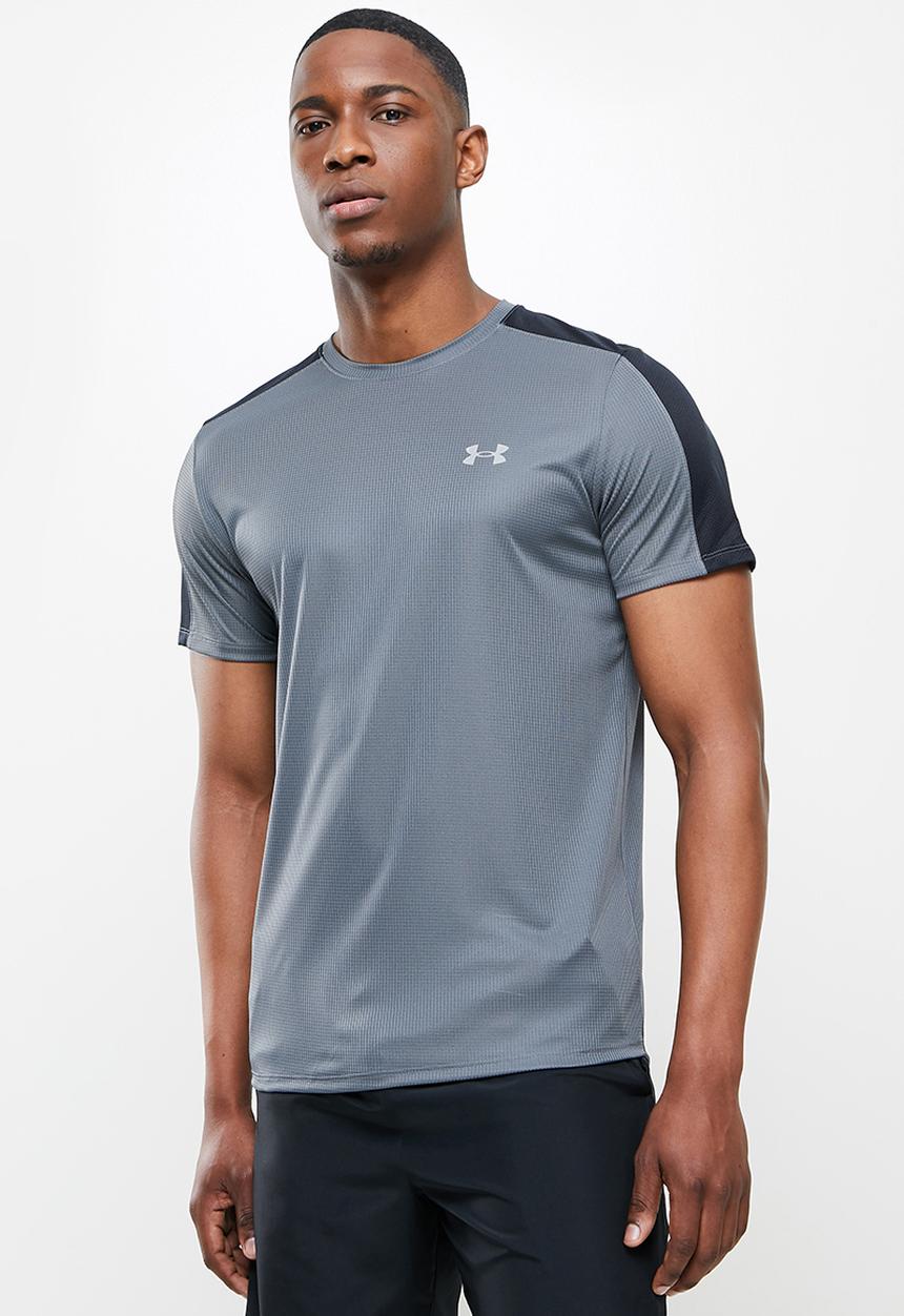 Under Armour - Ua speed stride short sleeve - grey