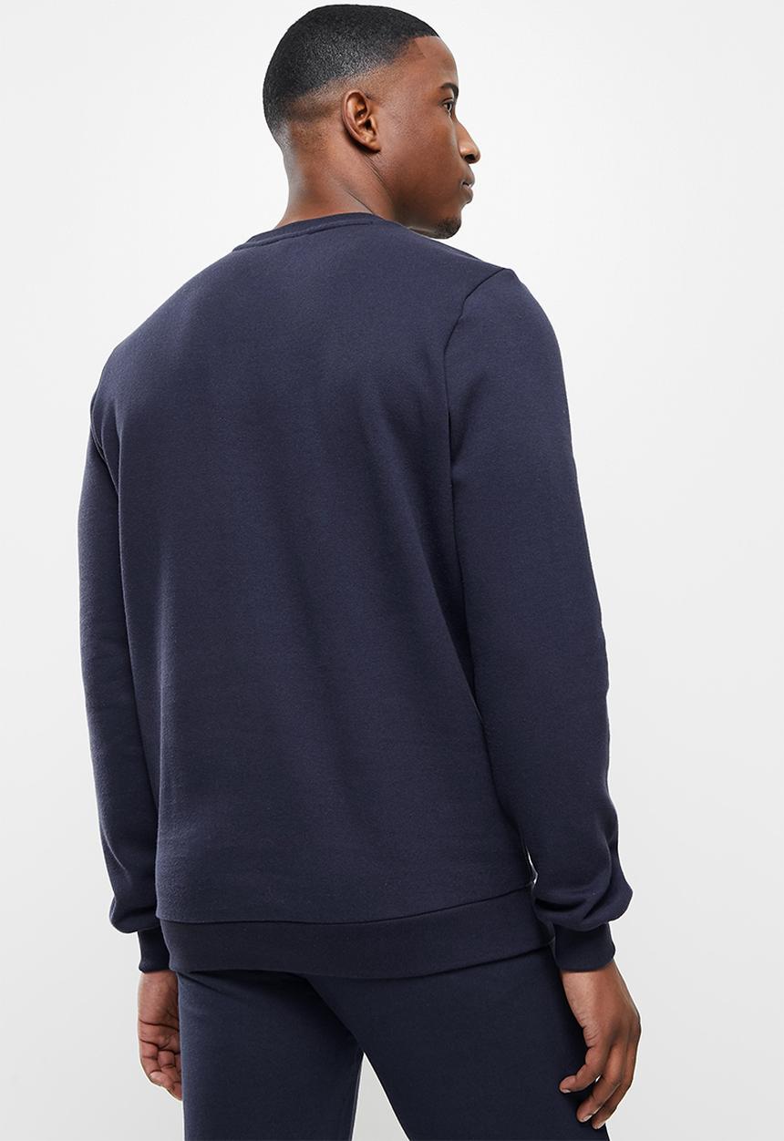 PUMA - Ess small logo crew fl  - navy 