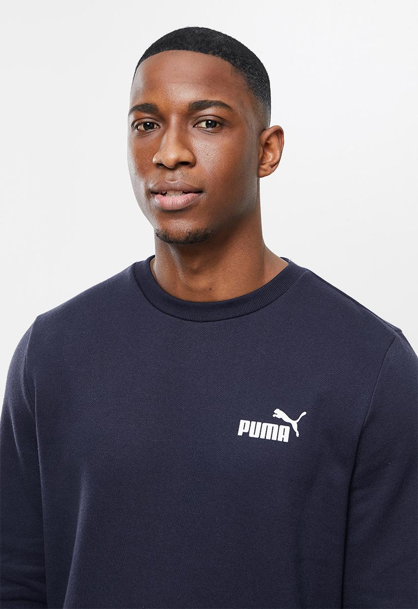 PUMA - Ess small logo crew fl  - navy 