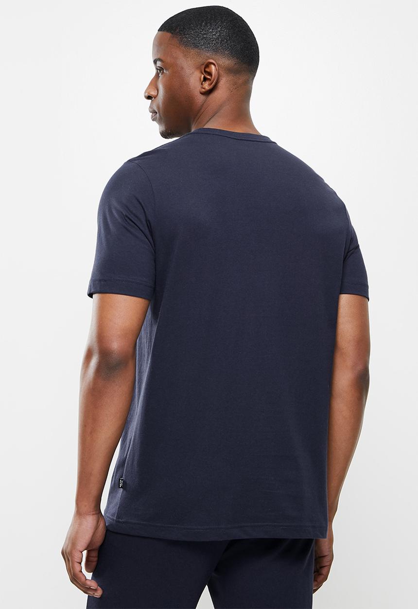 PUMA - Ess+ 2 col logo tee - navy 