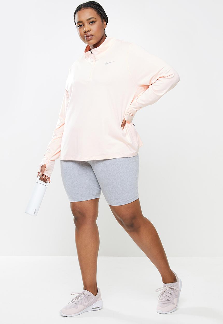 Nike - Plus Nike element half zip top - pale coral/reflective silver