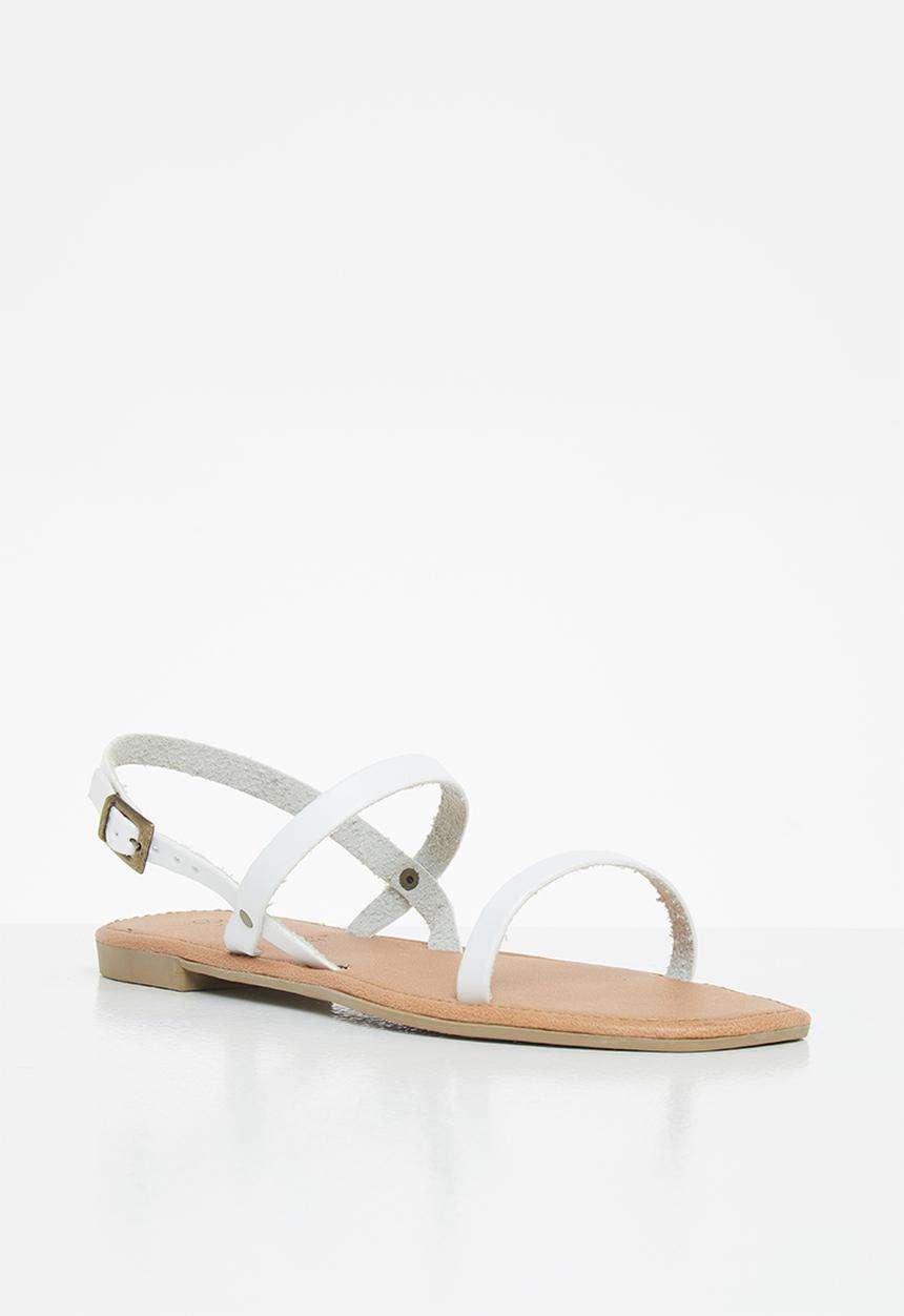 Superbalist - Aimee leather sandal - white