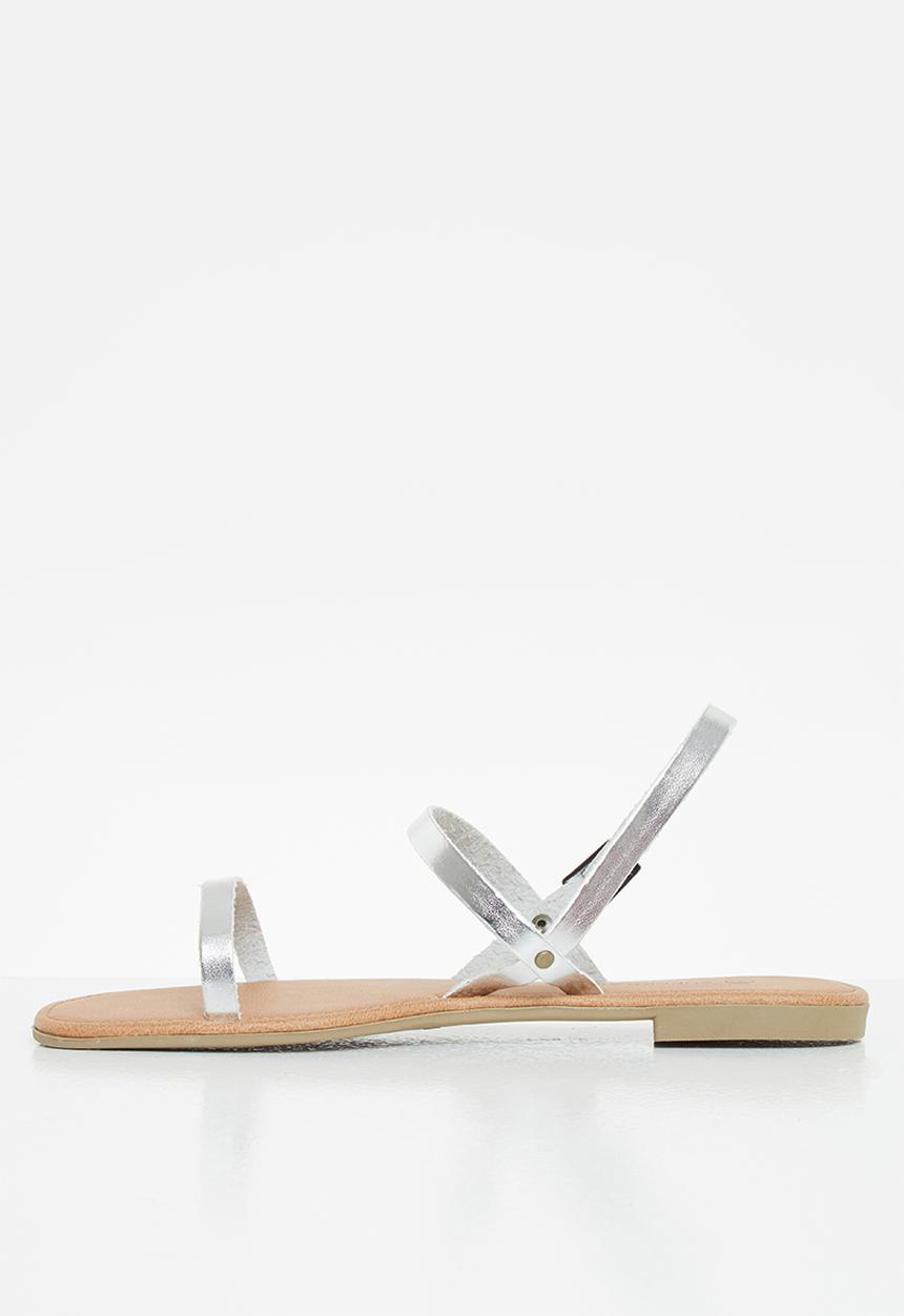 Superbalist - Aimee leather sandal - silver