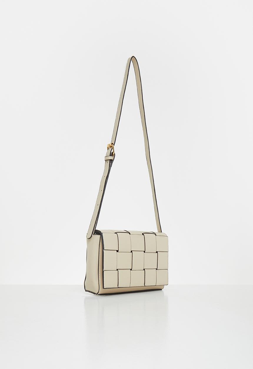 Superbalist - Woven crossbody bag - cream