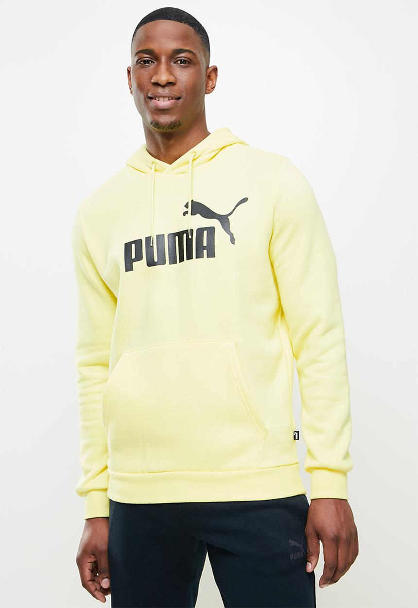 PUMA - Ess big logo hoodie fl - yellow