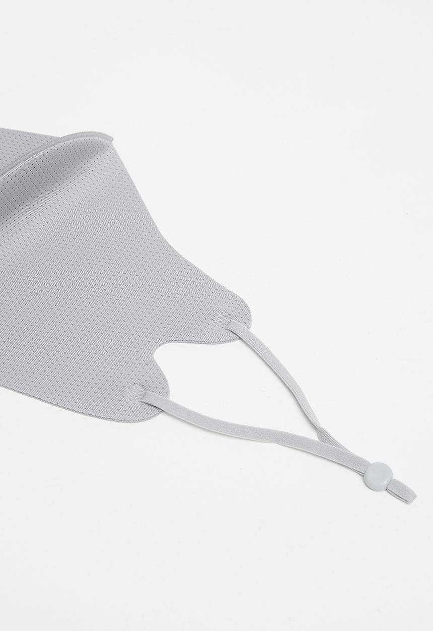 Sophie Moda - Adjustable face mask (3pcs - grey) v4g - grey