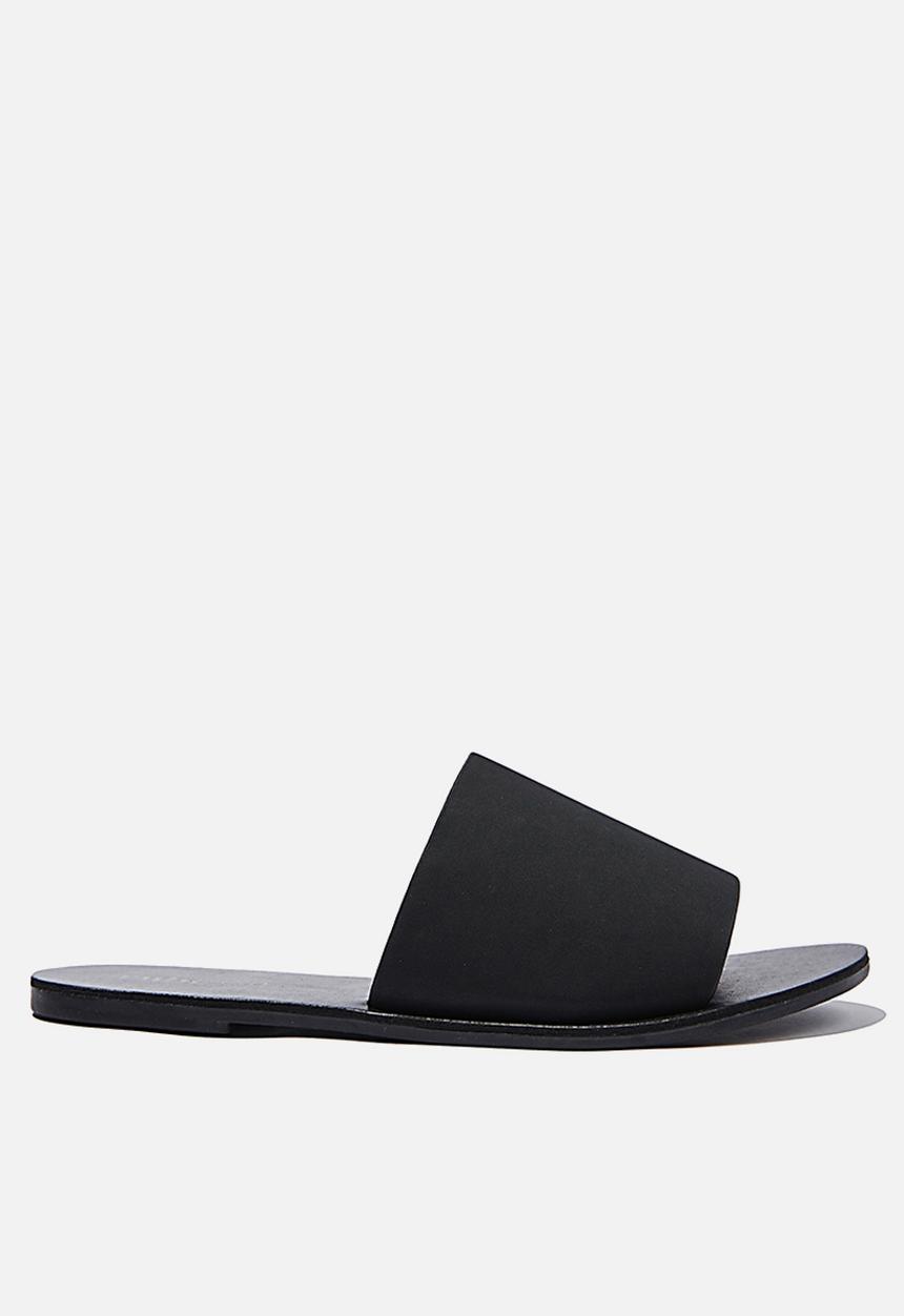 Cotton On - Everyday mia minimal slide - black 