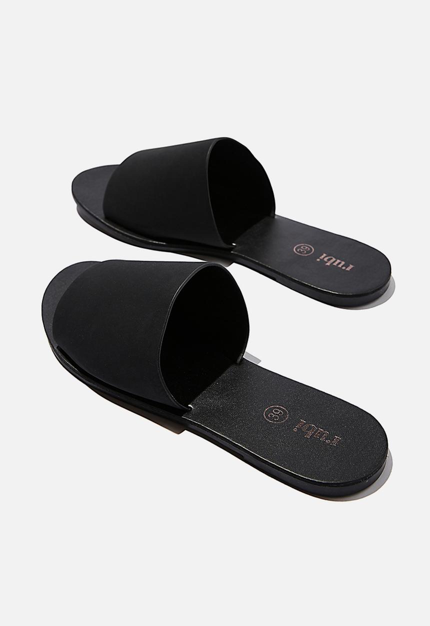 Cotton On - Everyday mia minimal slide - black 