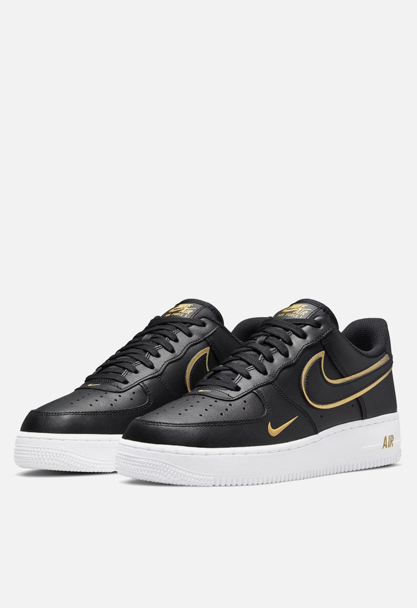 Nike - Air Force 1 '07 LV8 - black-metallic gold-white