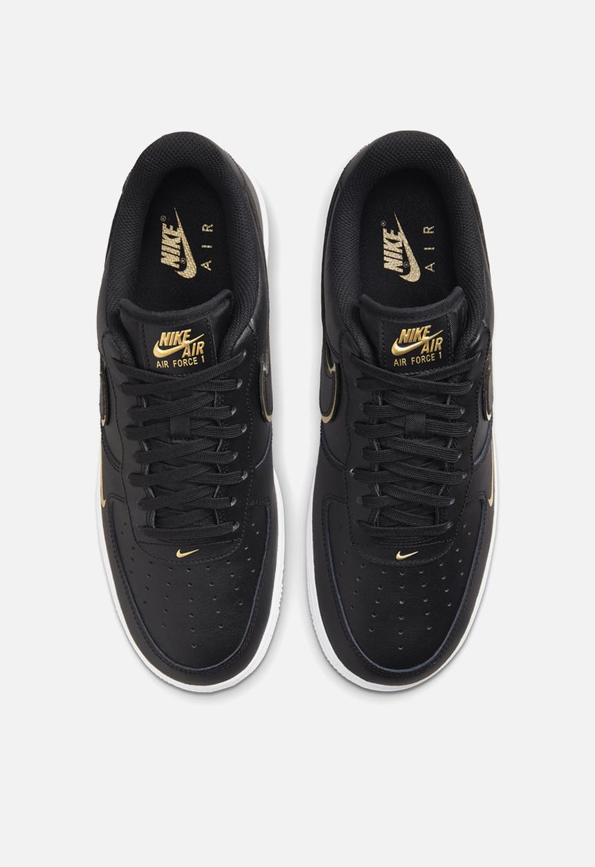 Nike - Air Force 1 '07 LV8 - black-metallic gold-white