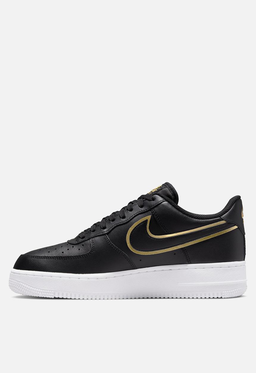 Nike - Air Force 1 '07 LV8 - black-metallic gold-white