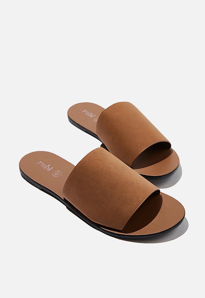 Cotton On - Everyday mia minimal slide - tan 