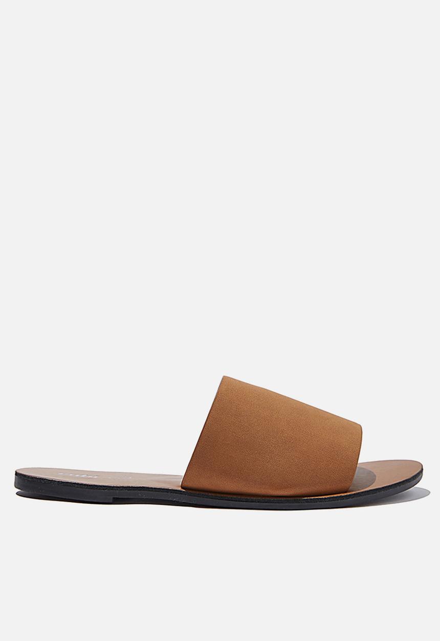 Cotton On - Everyday mia minimal slide - tan 
