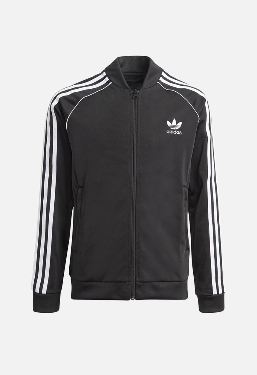 adidas Originals - Teens sst track top - black & white