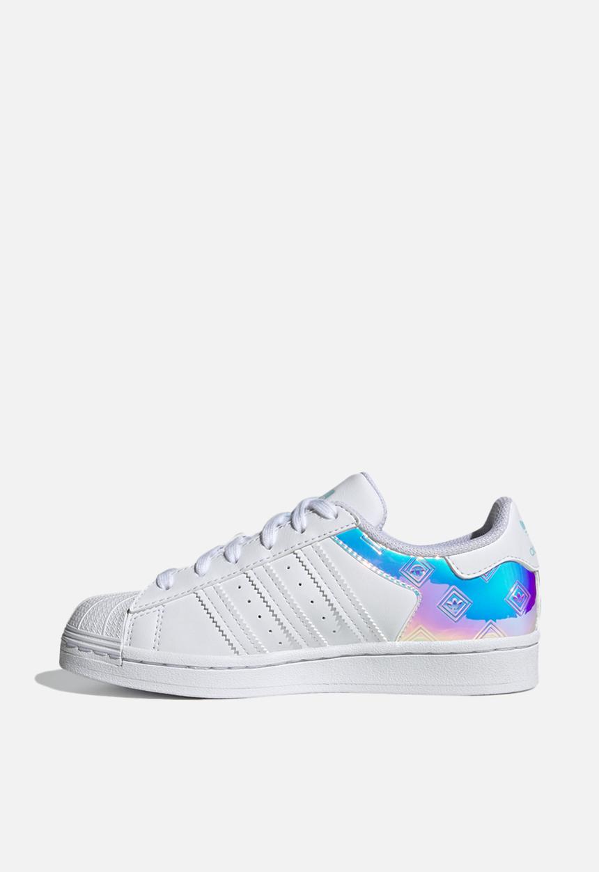 adidas Originals - Superstar j - ftwr white/pulse aqua