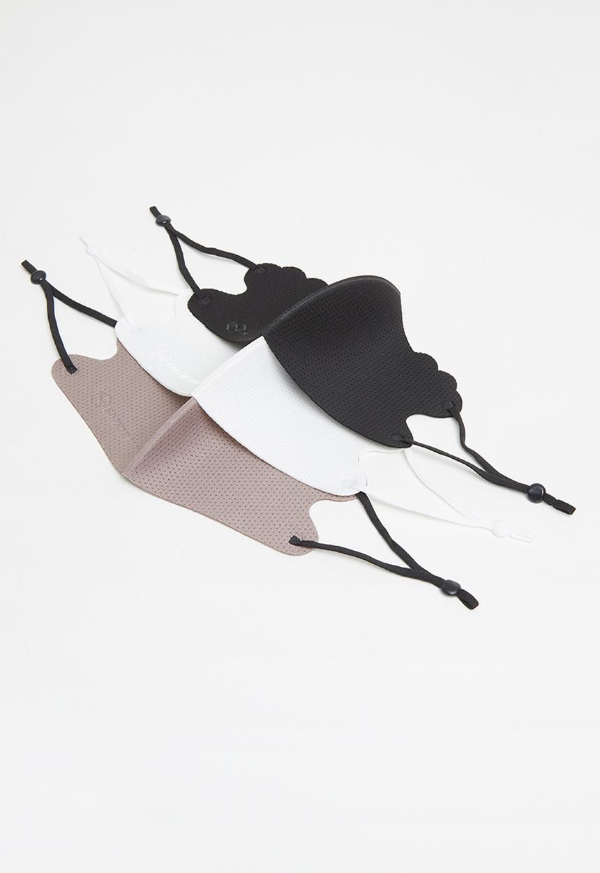 Sophie Moda - Adjustable 3d face mask (3pcs assorted) - v7 - multi-colour