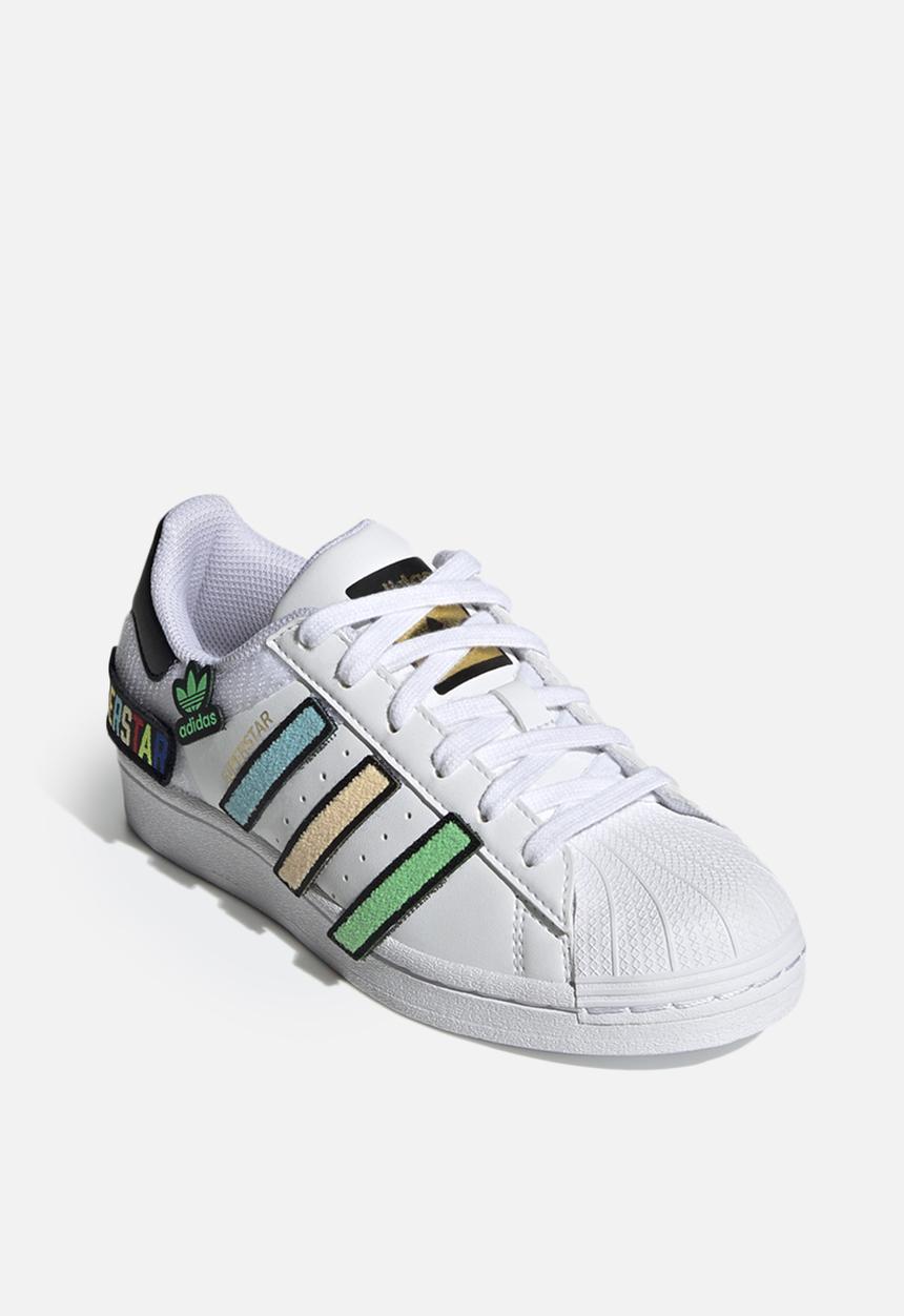 adidas Originals - Superstar j sneakers - ftwr white/core black/gold met