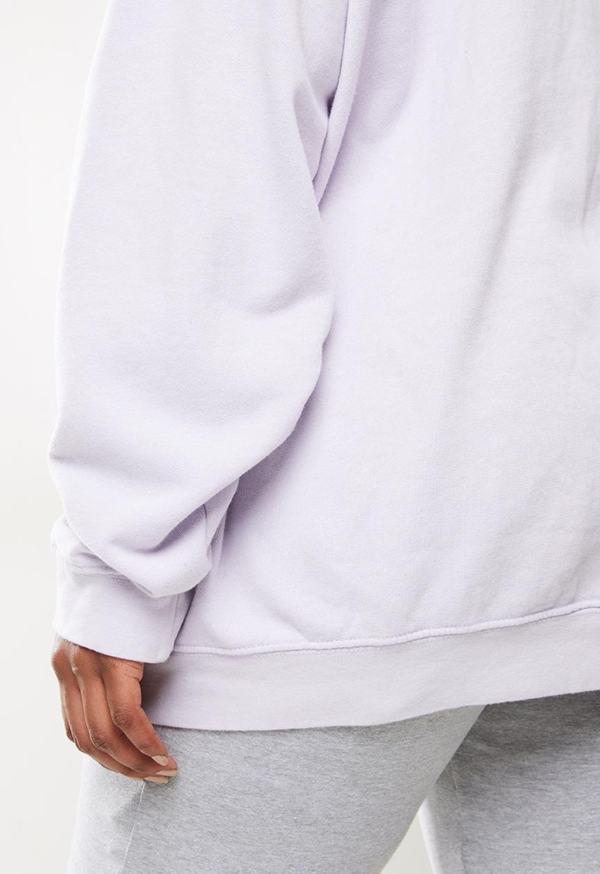 Missguided - Plus mg washed basic sweat - lilac