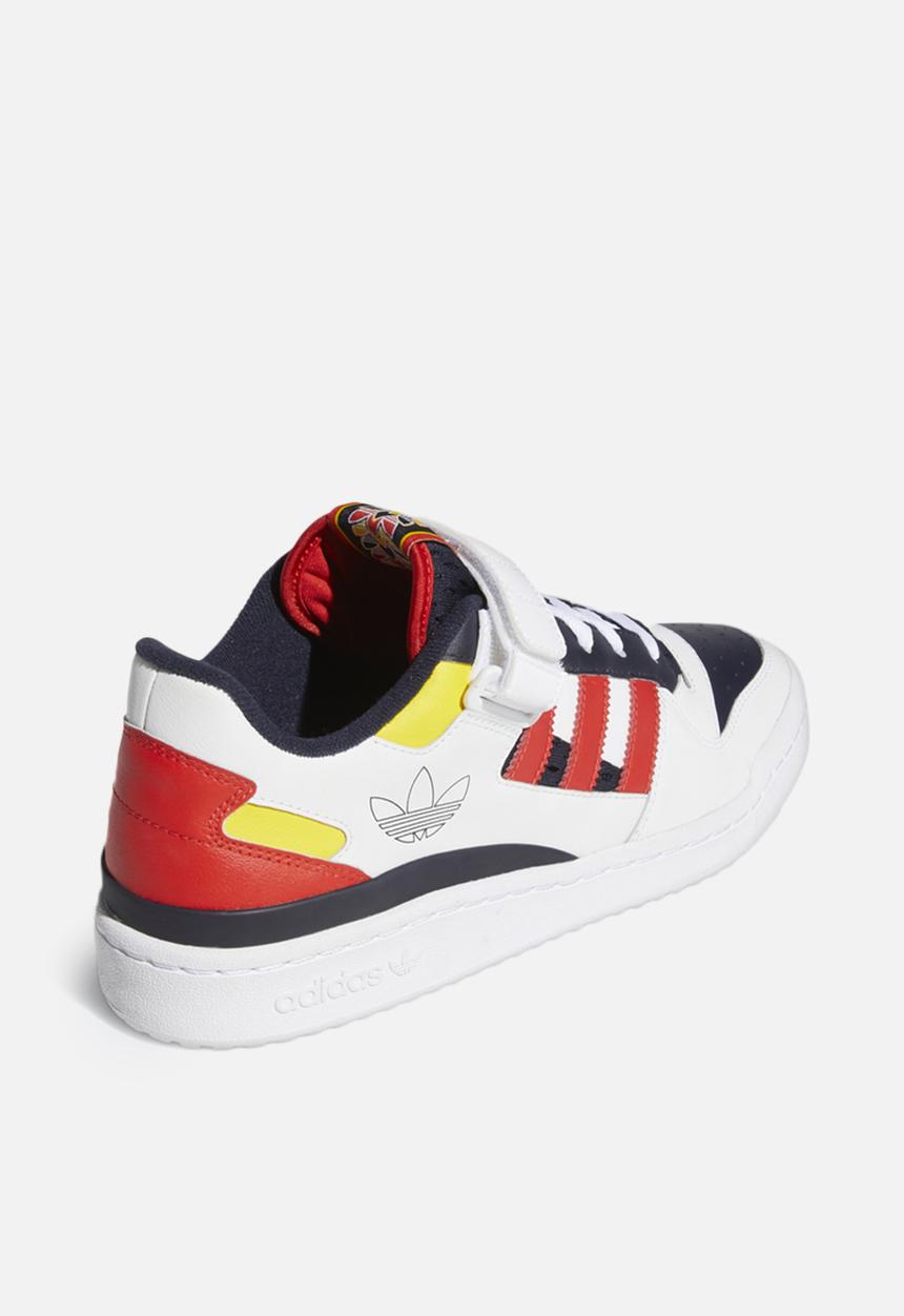 adidas Originals - Forum low - ftwr white/legend ink/red