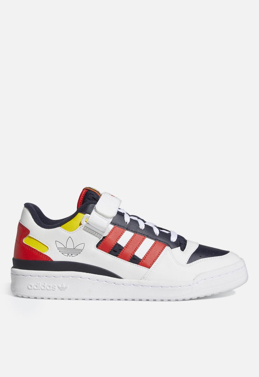 adidas Originals - Forum low - ftwr white/legend ink/red