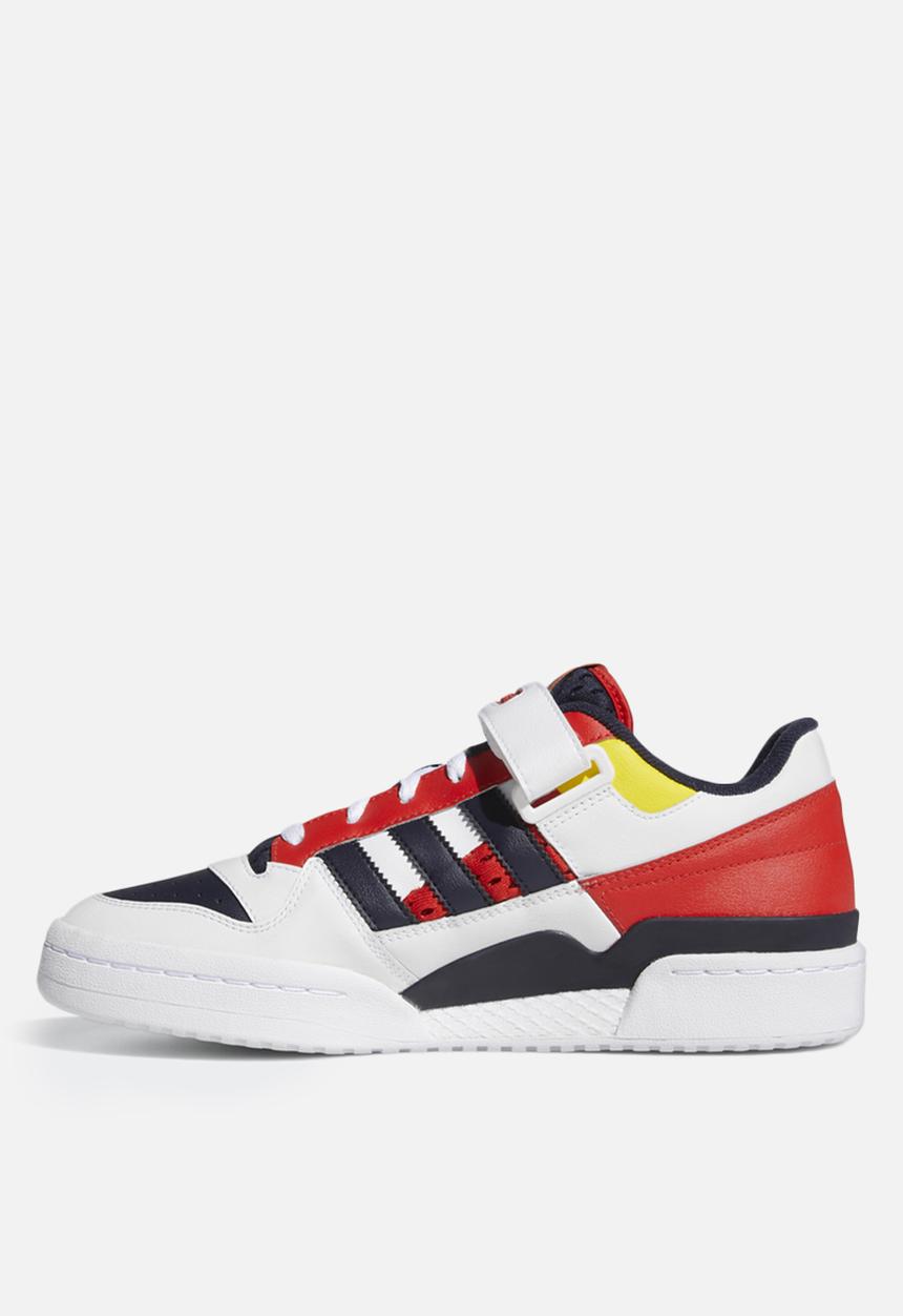adidas Originals - Forum low - ftwr white/legend ink/red