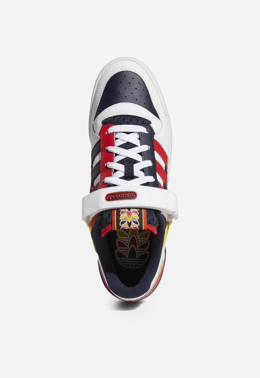 adidas Originals - Forum low - ftwr white/legend ink/red