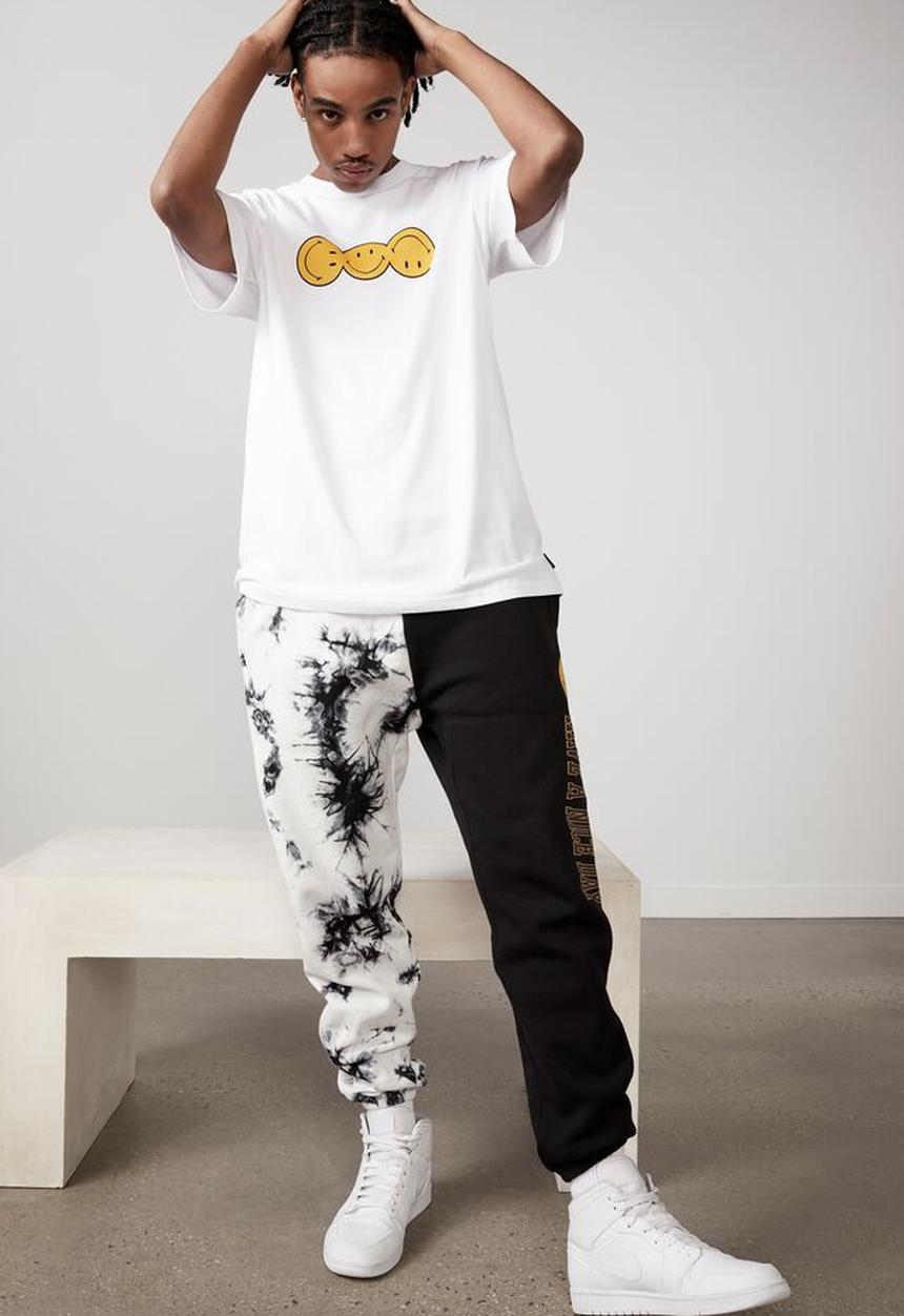 Factorie - Smiley relaxed trackpant - black